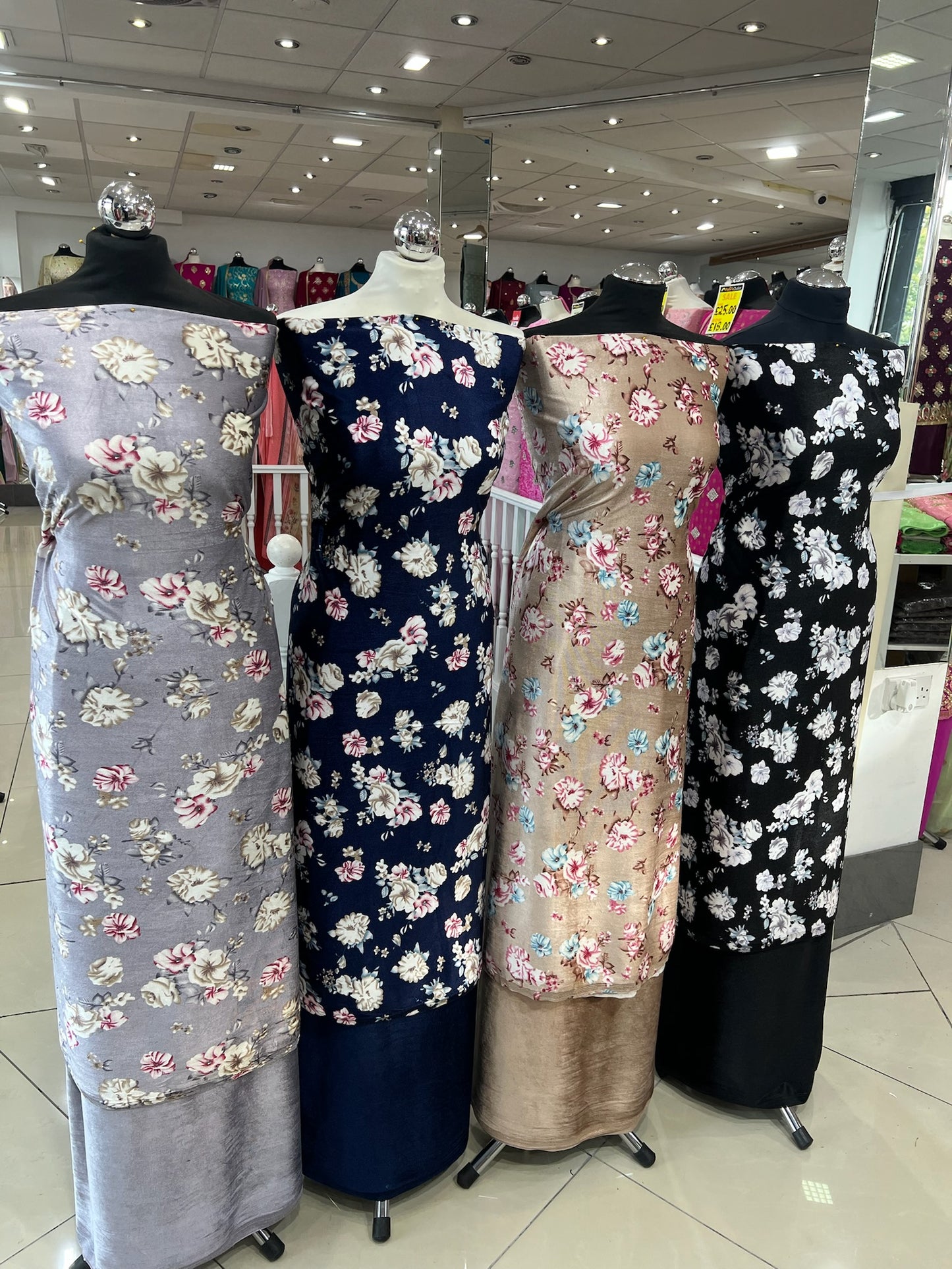 Premium Digital Print Velvet Suit