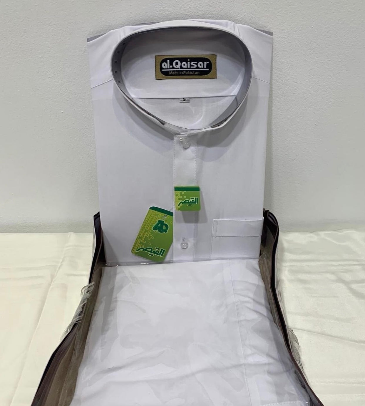 AL QAISAR PREMIUM MENS SHALWAR KAMEEZ- OFF WHITE