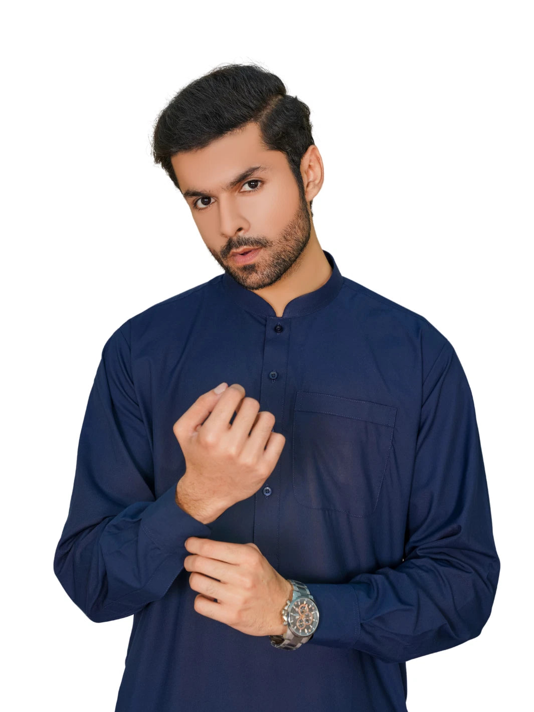 Al-Qaisar Men’s Plain Kurta Trouser Wash And Wear Premium Quailty Fabric