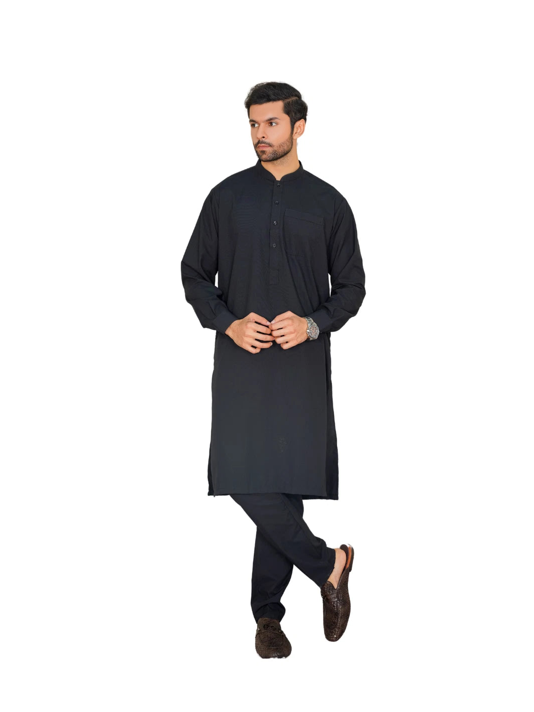 Al-Qaisar Men’s Plain Kurta Trouser Wash And Wear Premium Quailty Fabric