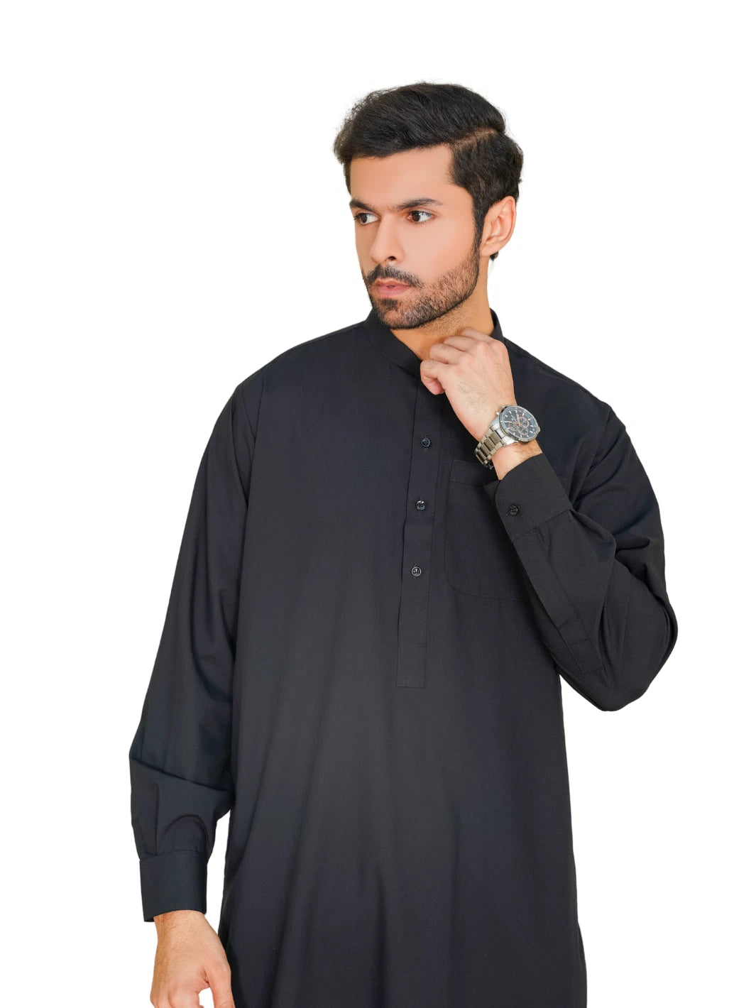 Al-Qaisar Men’s Plain Kurta Trouser Wash And Wear Premium Quailty Fabric