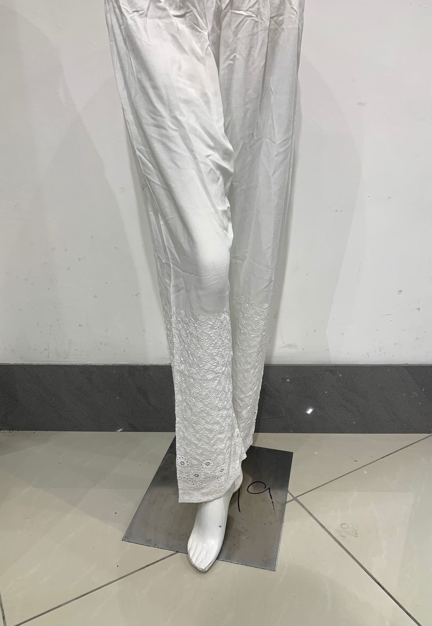 Women's White Trouser