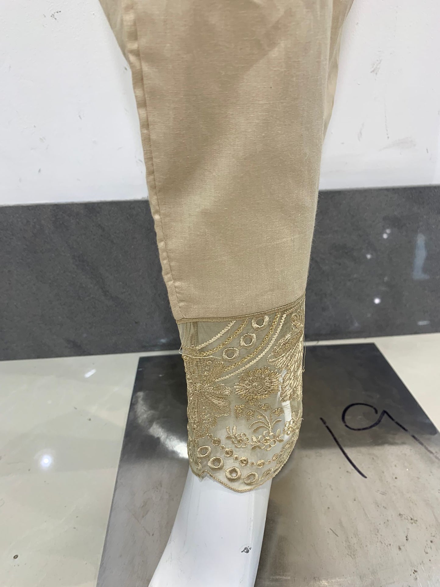 Women's Beige Trouser