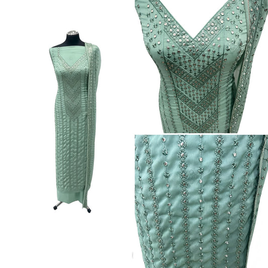 Thread  Embroidered Chiffon