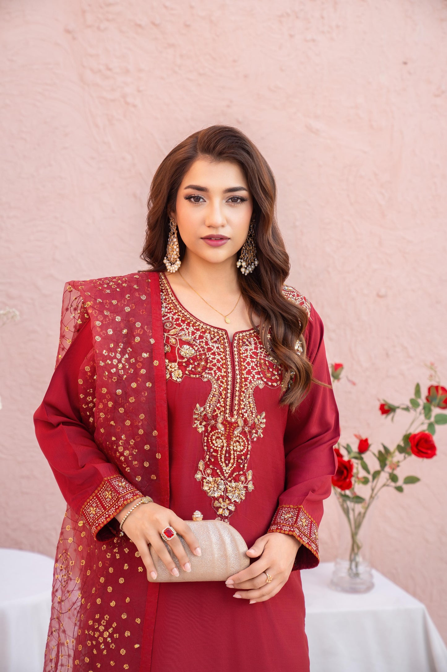 luxurious viscose suit inspired by the renowned Shantly by Barooque collection