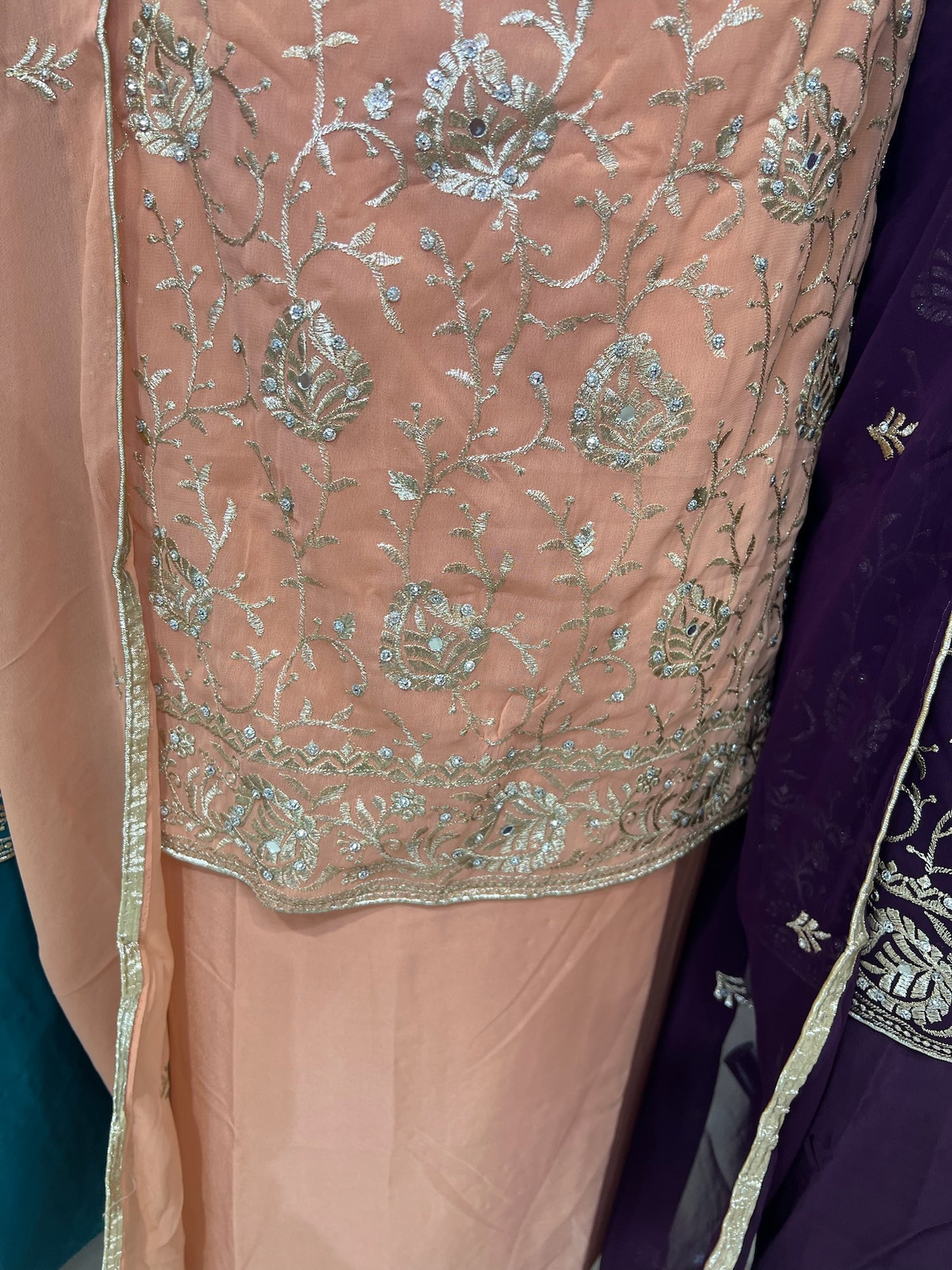 Embroidered Embellished Georgette