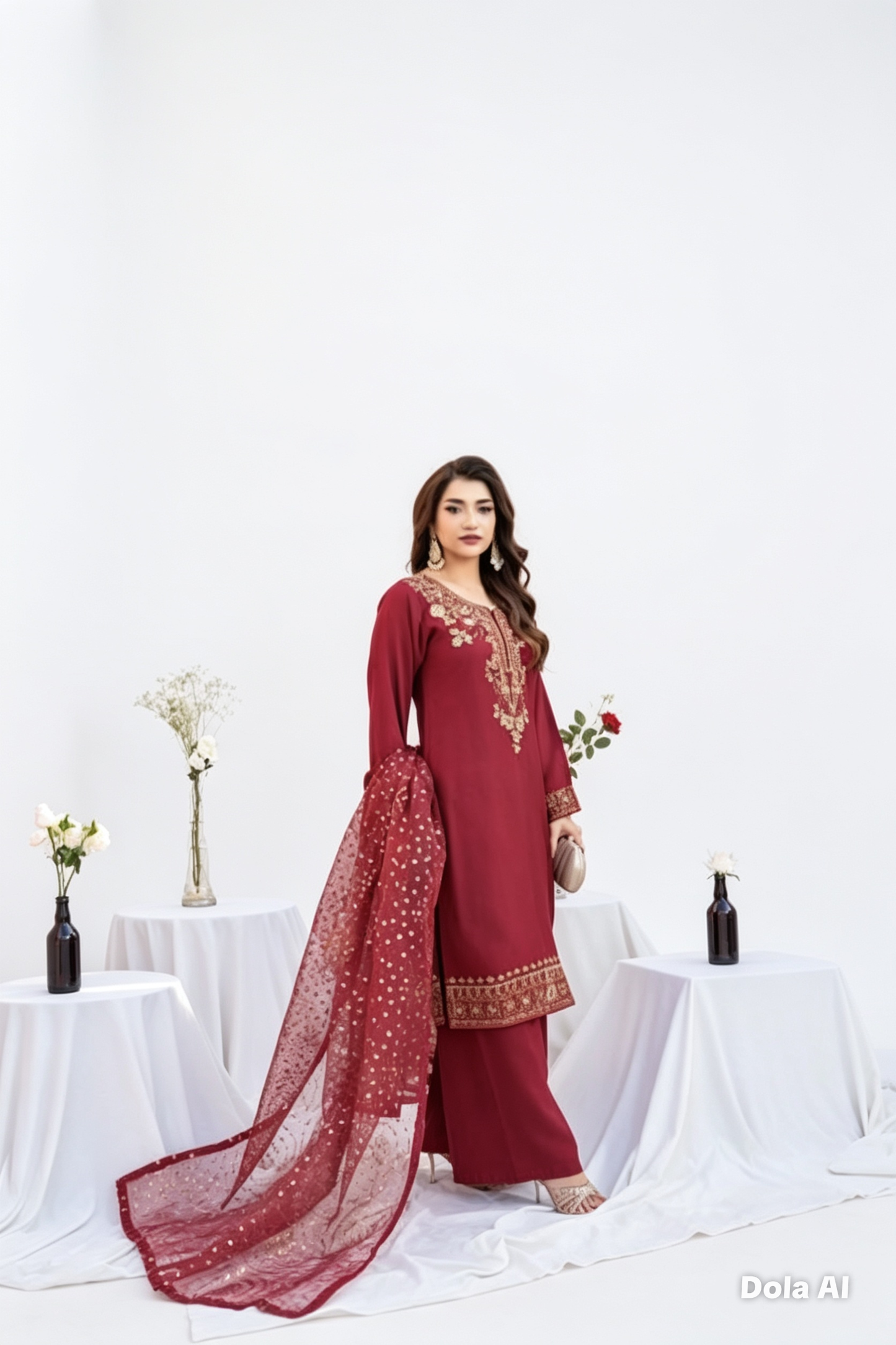 luxurious viscose suit inspired by the renowned Shantly by Barooque collection