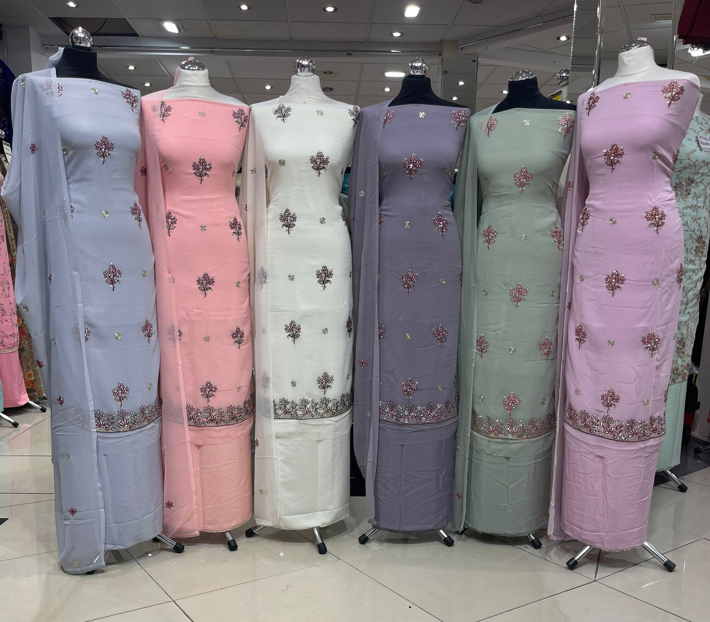 Embroidered Georgette