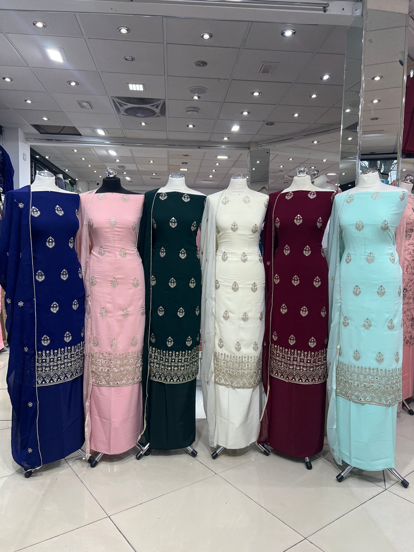 Embroidered Georgette