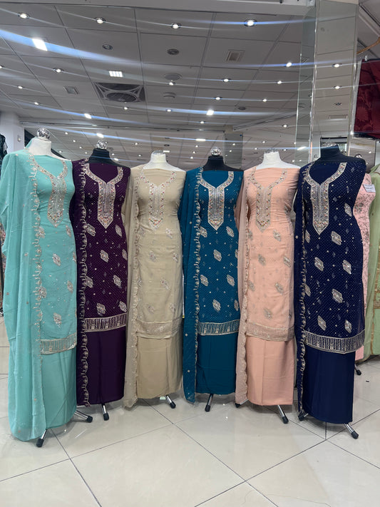 Embellished Georgette