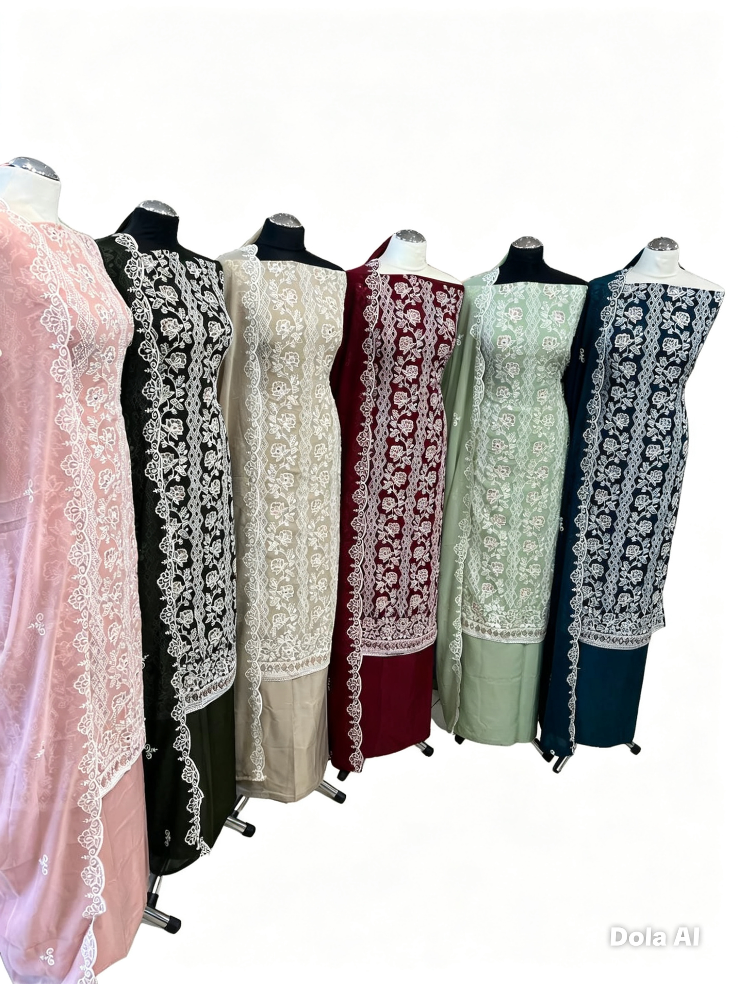 Embroidered Georgette