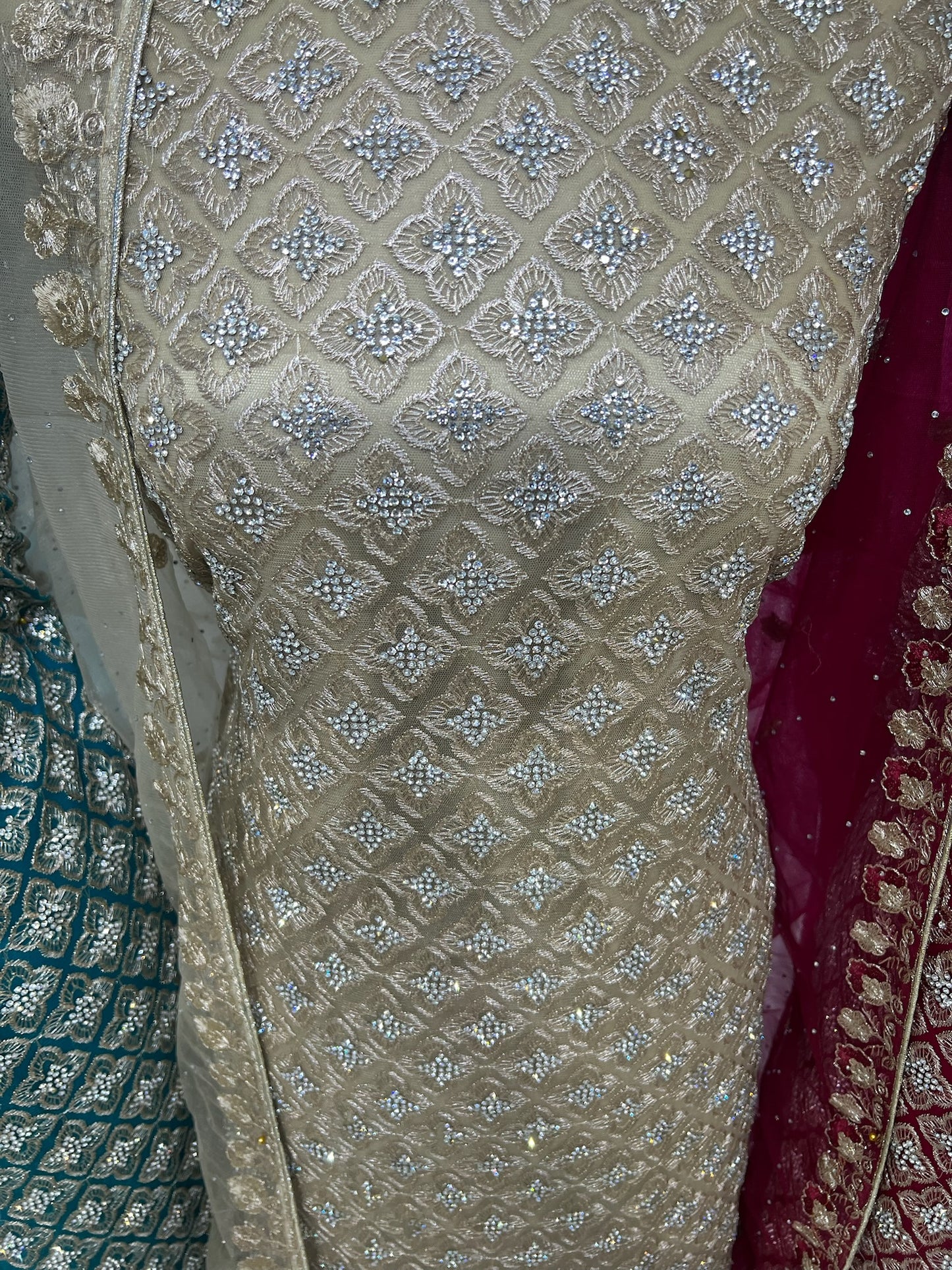 Fancy Embroidered Net