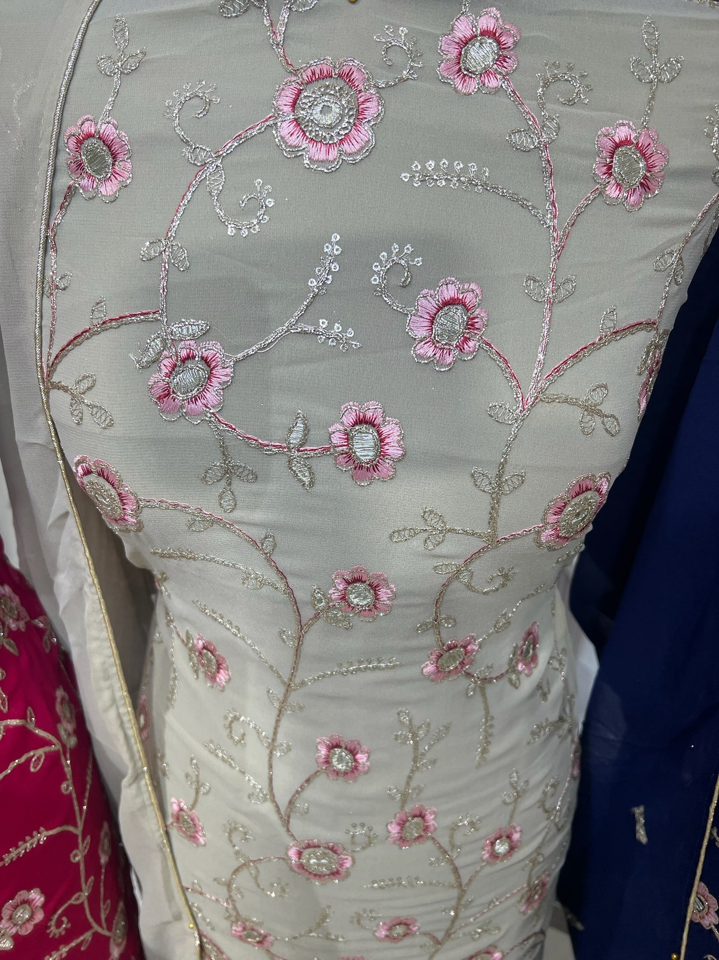 Embroidered Georgette