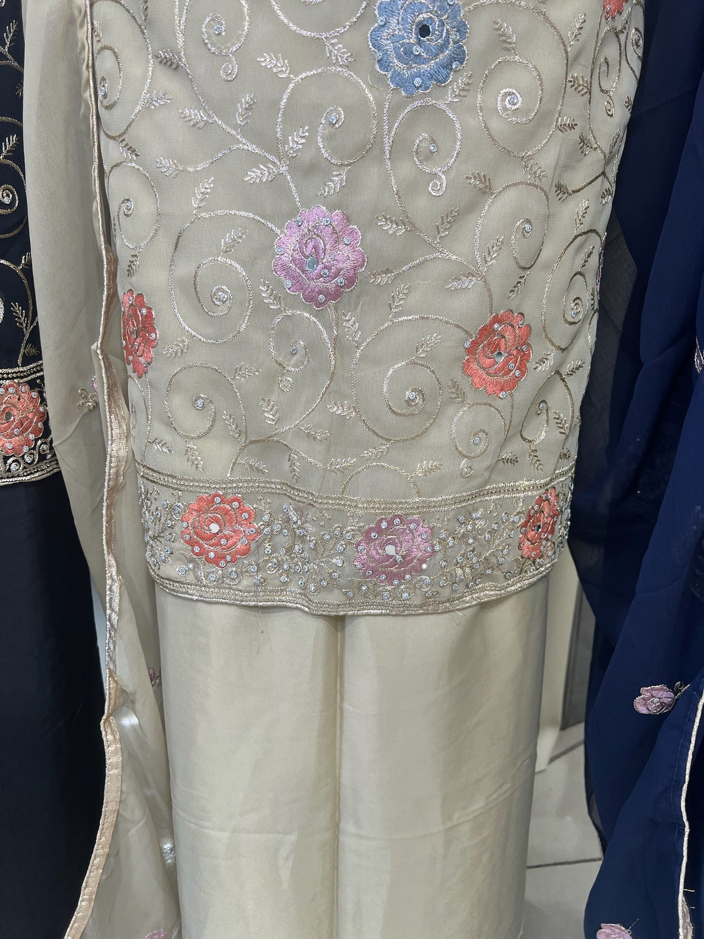 Embroidered Georgette