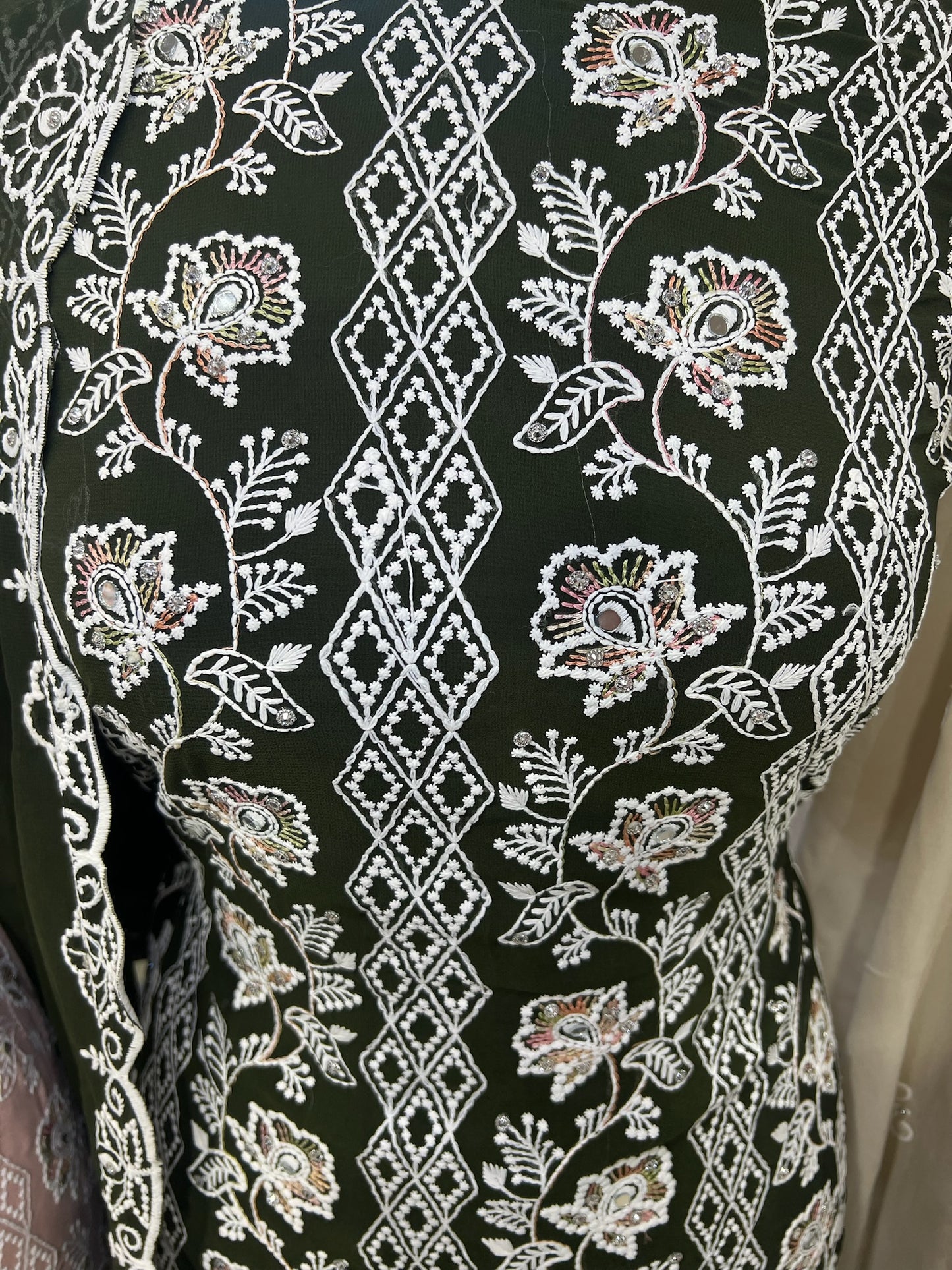 Embroidered Georgette