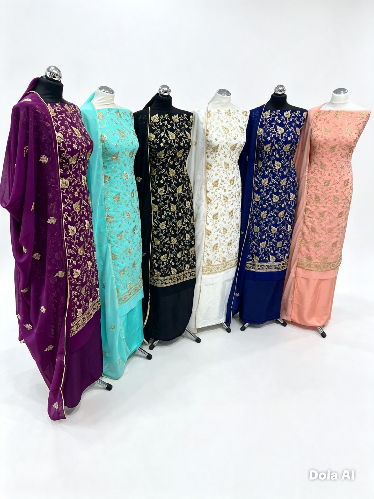 Embroidered Georgette