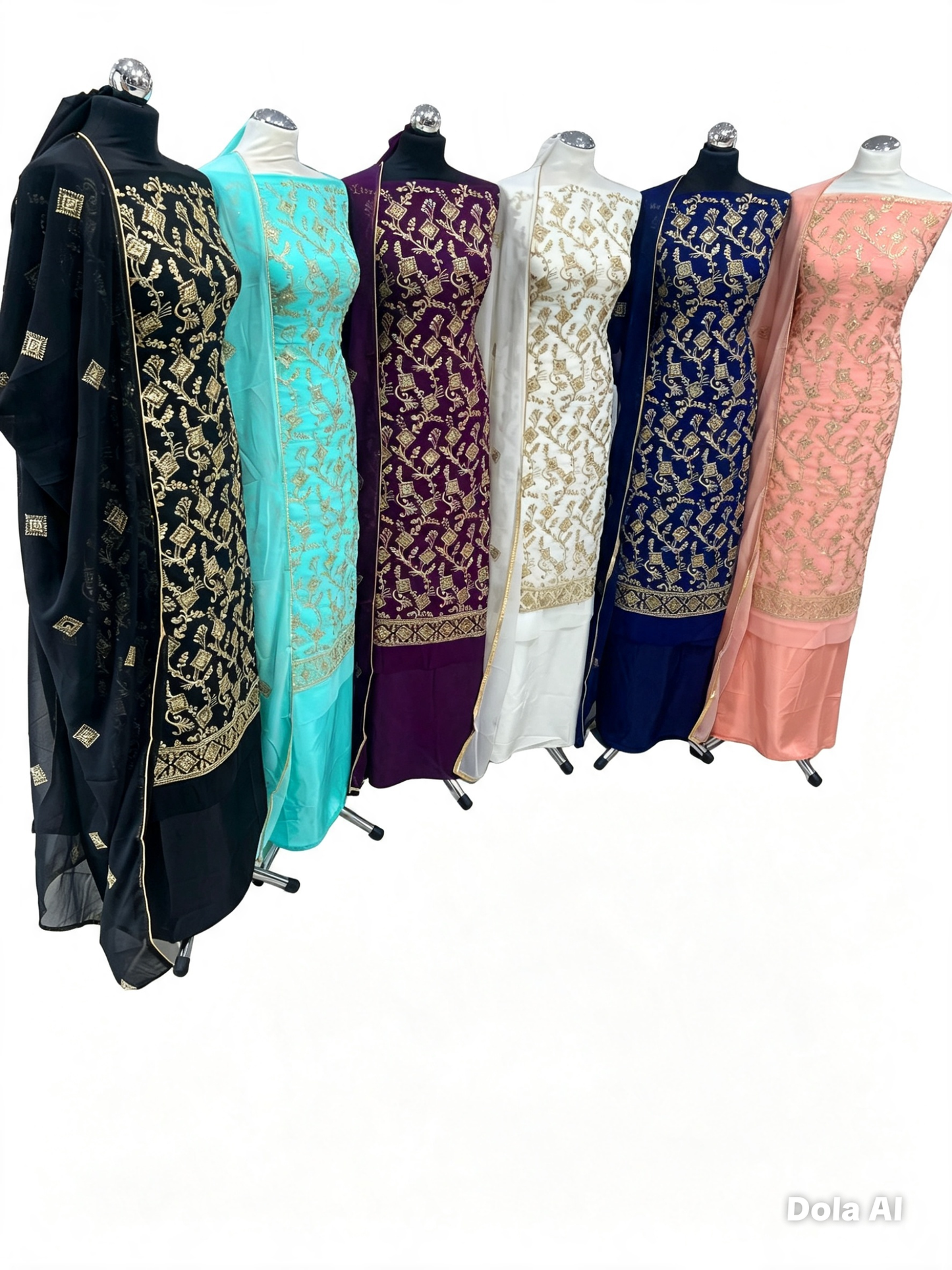 Embroidered Georgette