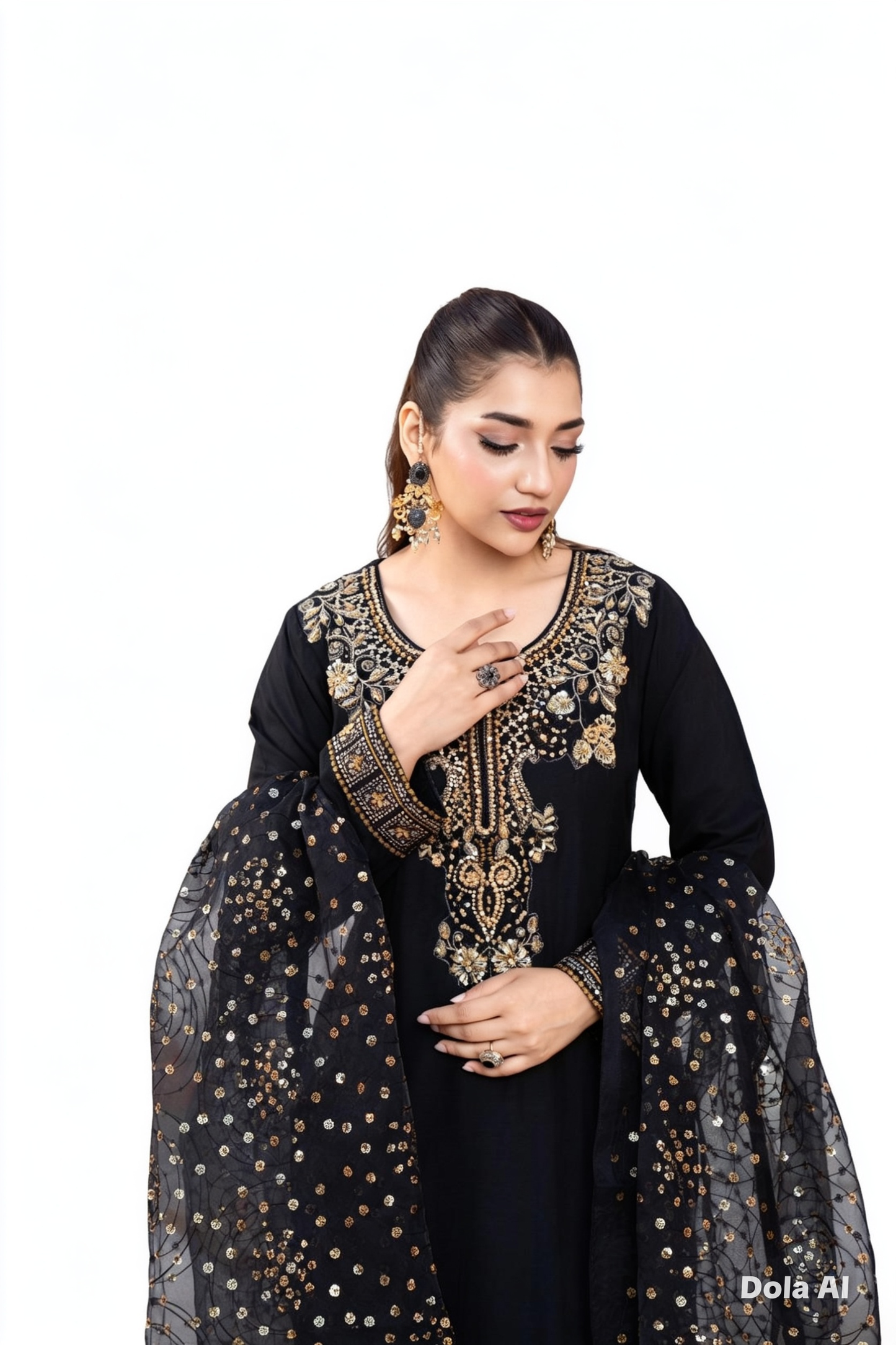 luxurious viscose suit inspired by the renowned Shantly by Barooque collection