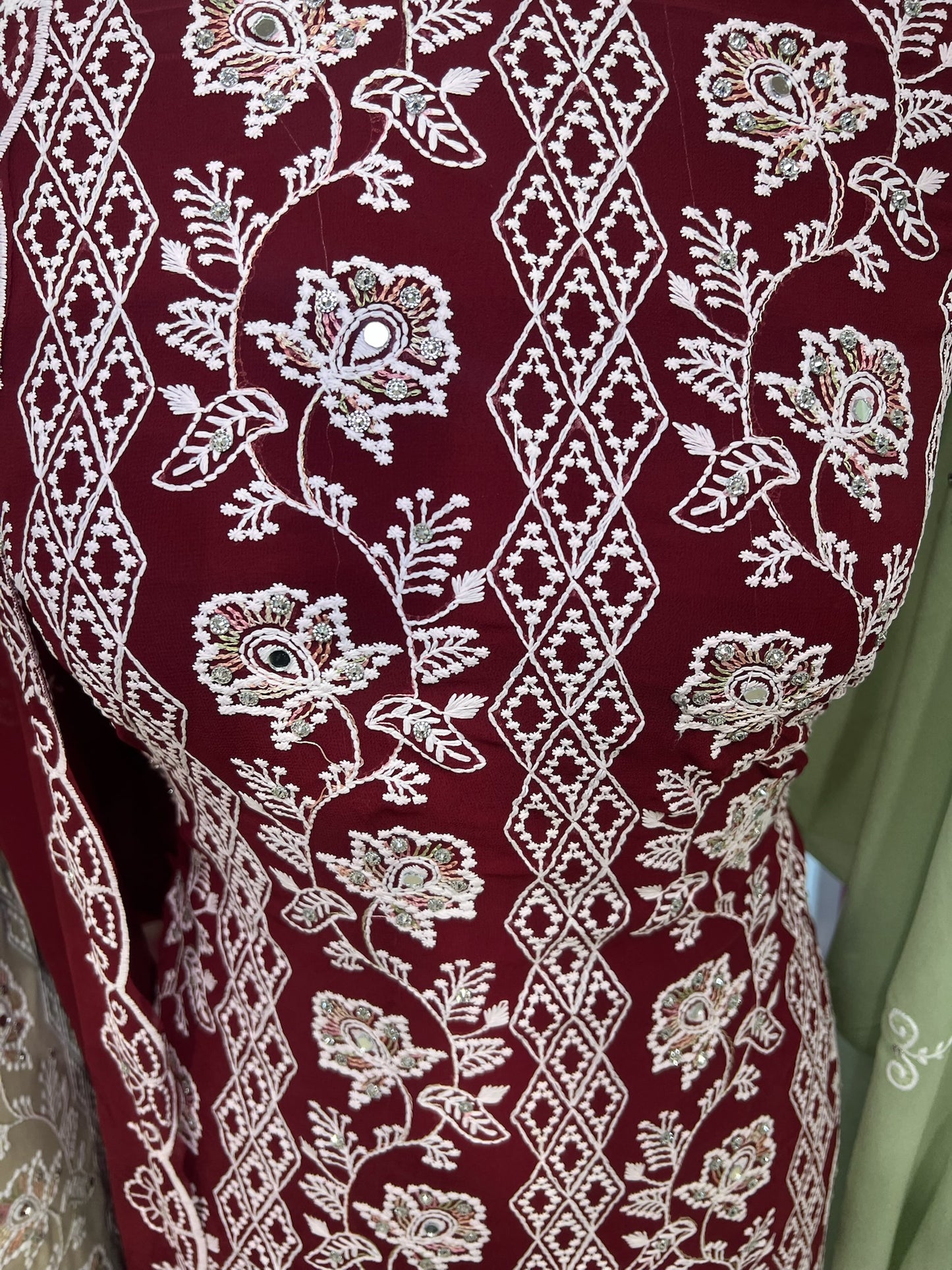 Embroidered Georgette