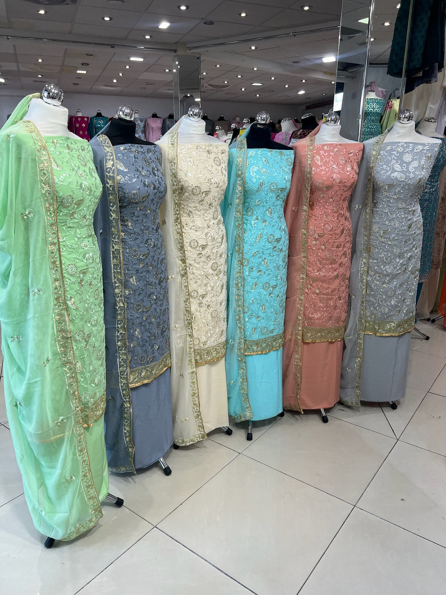 Embroidered Georgette