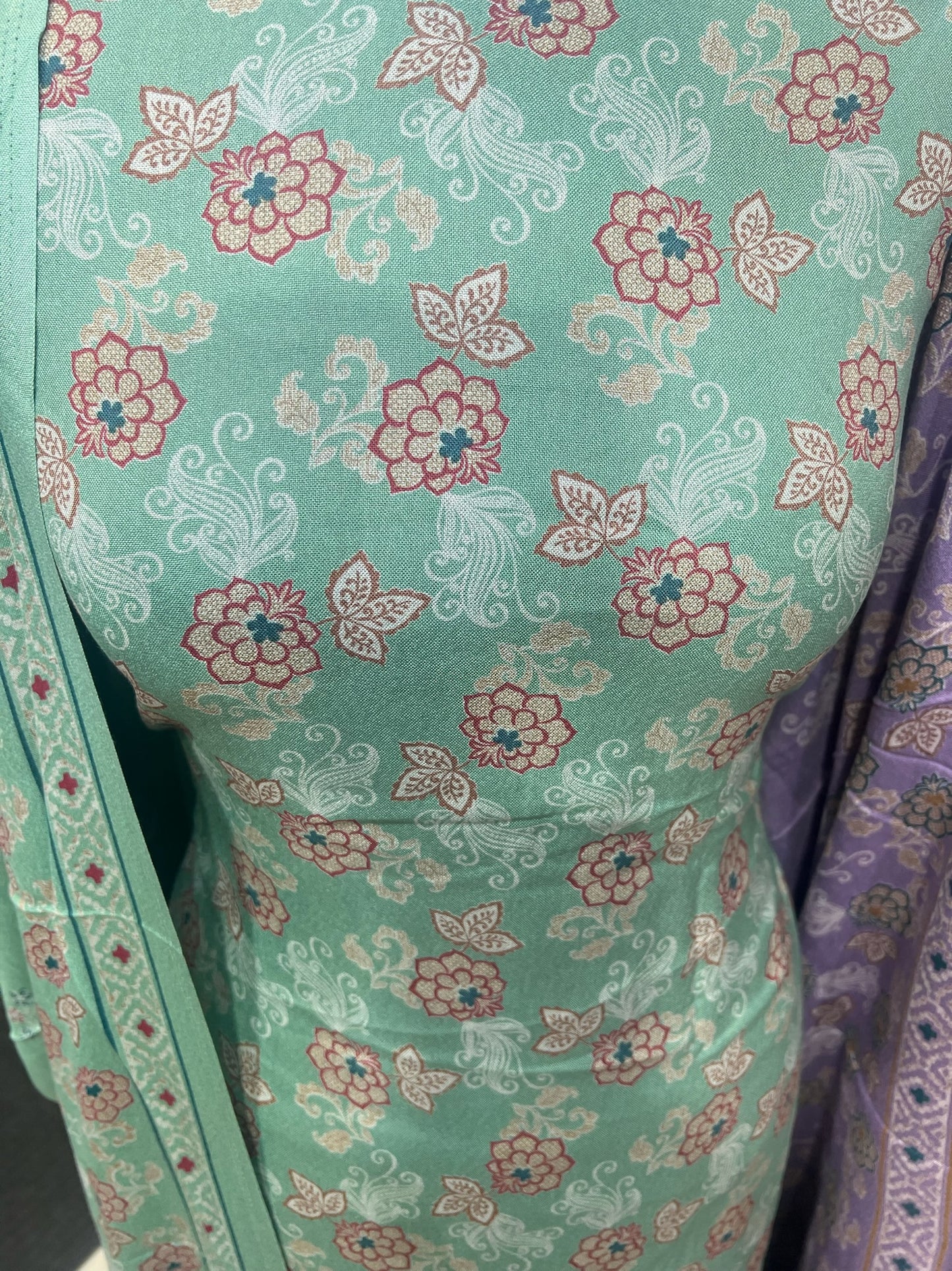 Digital Floral Print Alpine