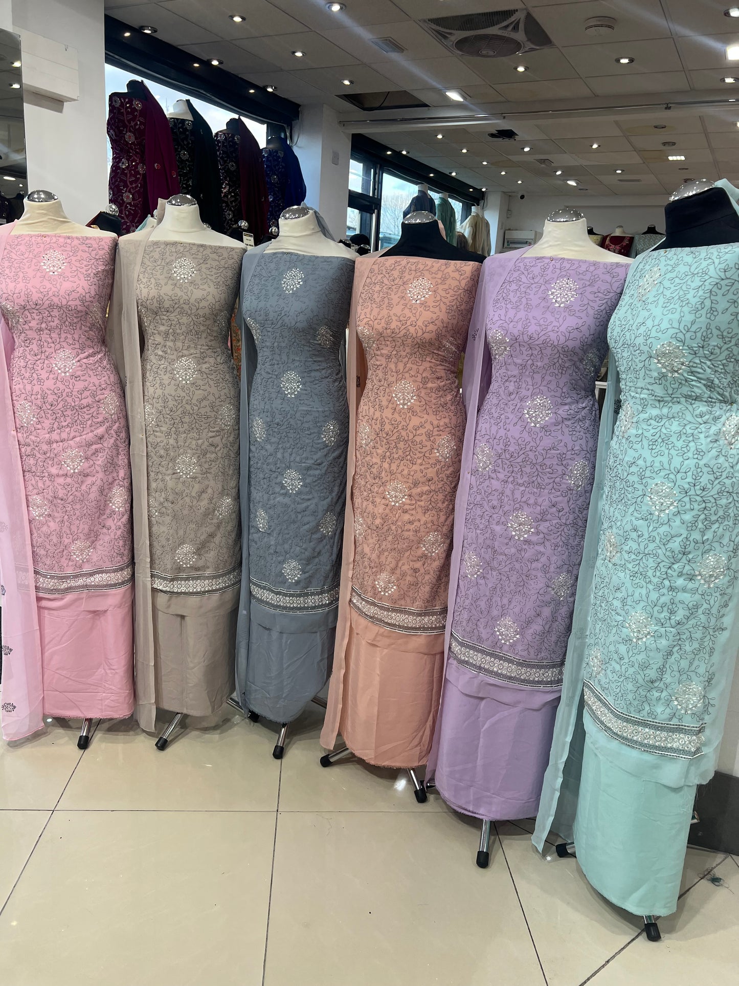 Embroidered Georgette