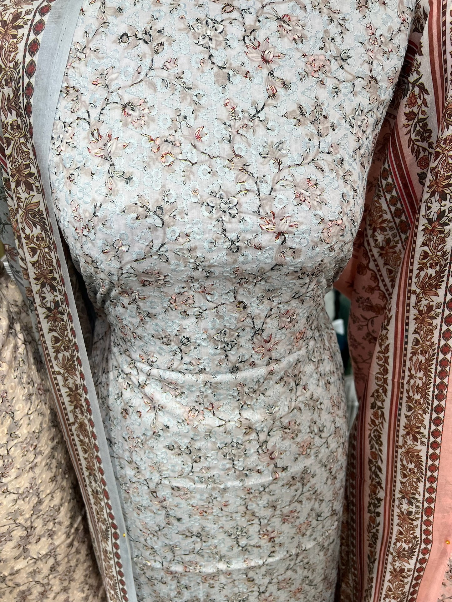 Chikankari Cotton Lawn