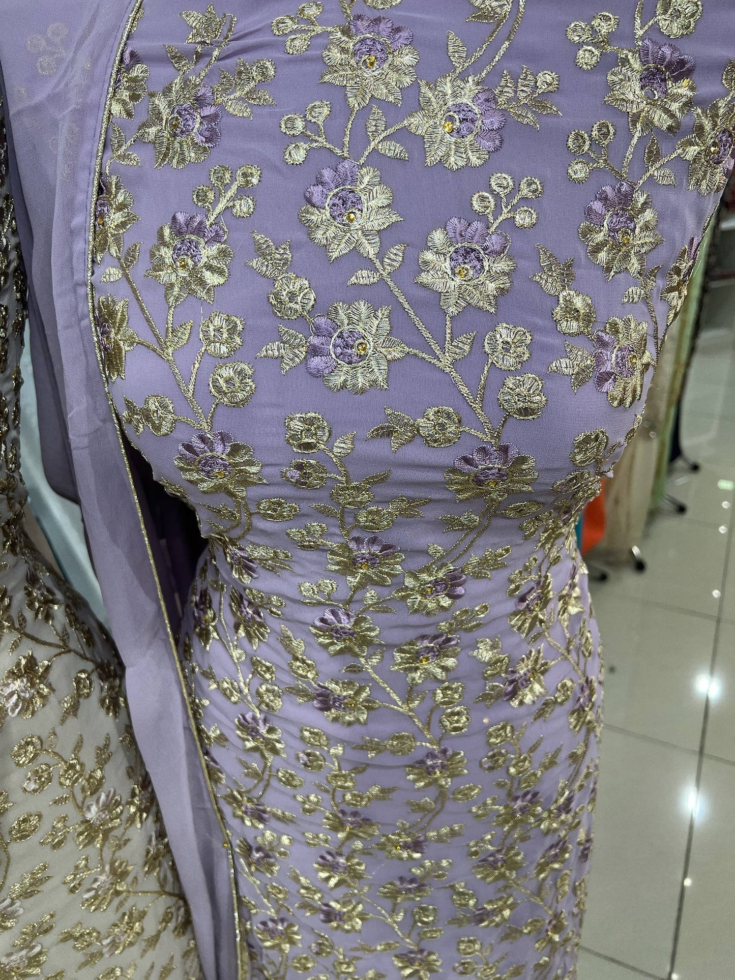 Embellished Embroidered Georgette