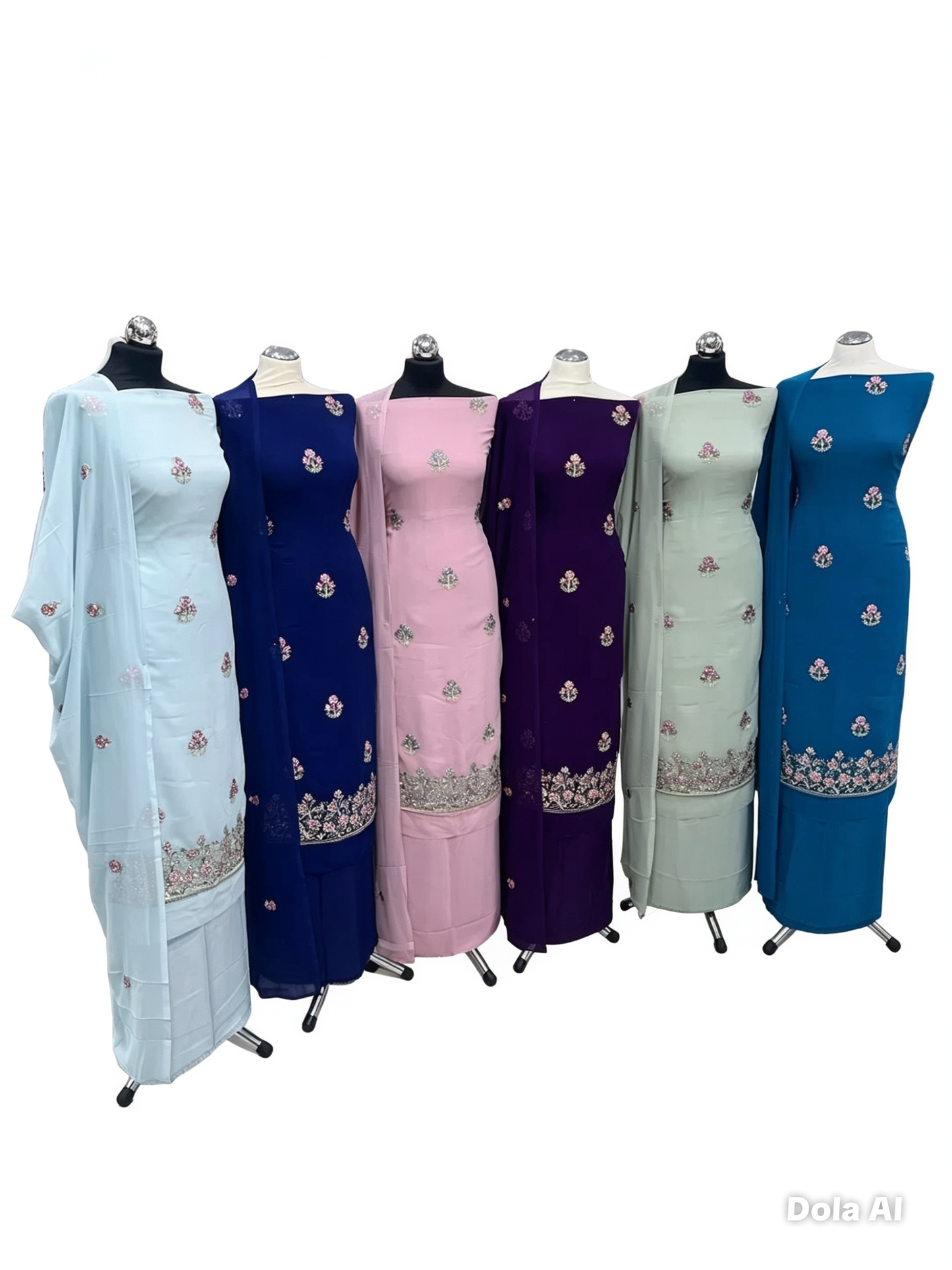 Embroidered & Embellished Georgette