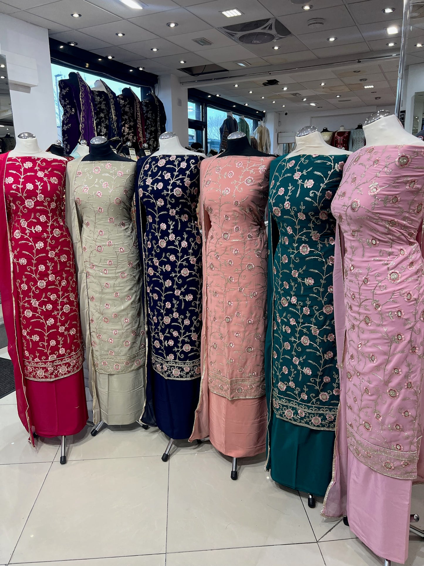 Embroidered Georgette