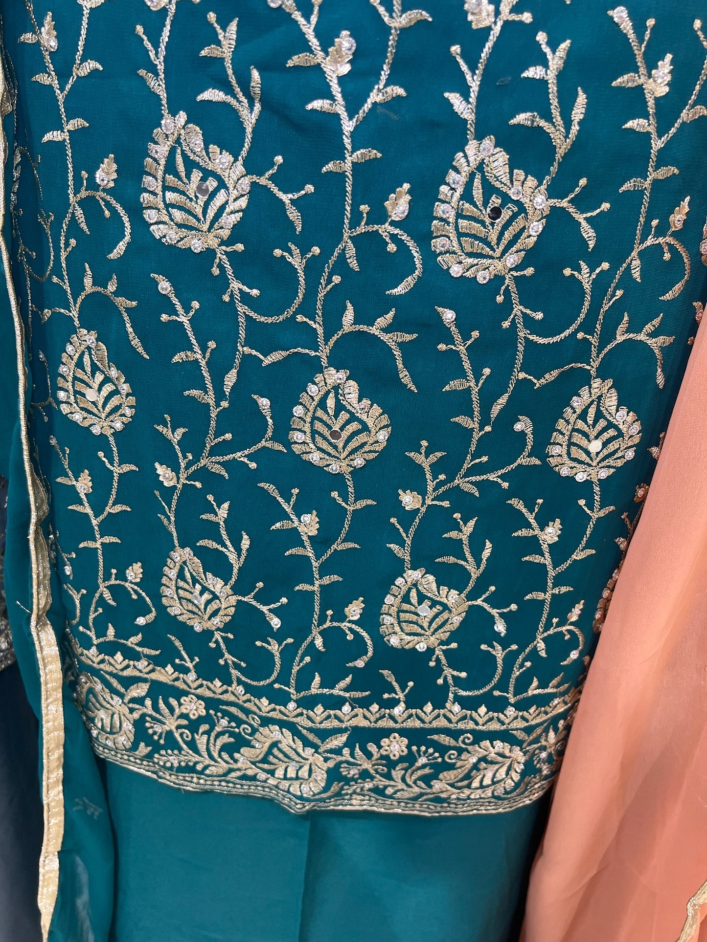 Embroidered Embellished Georgette