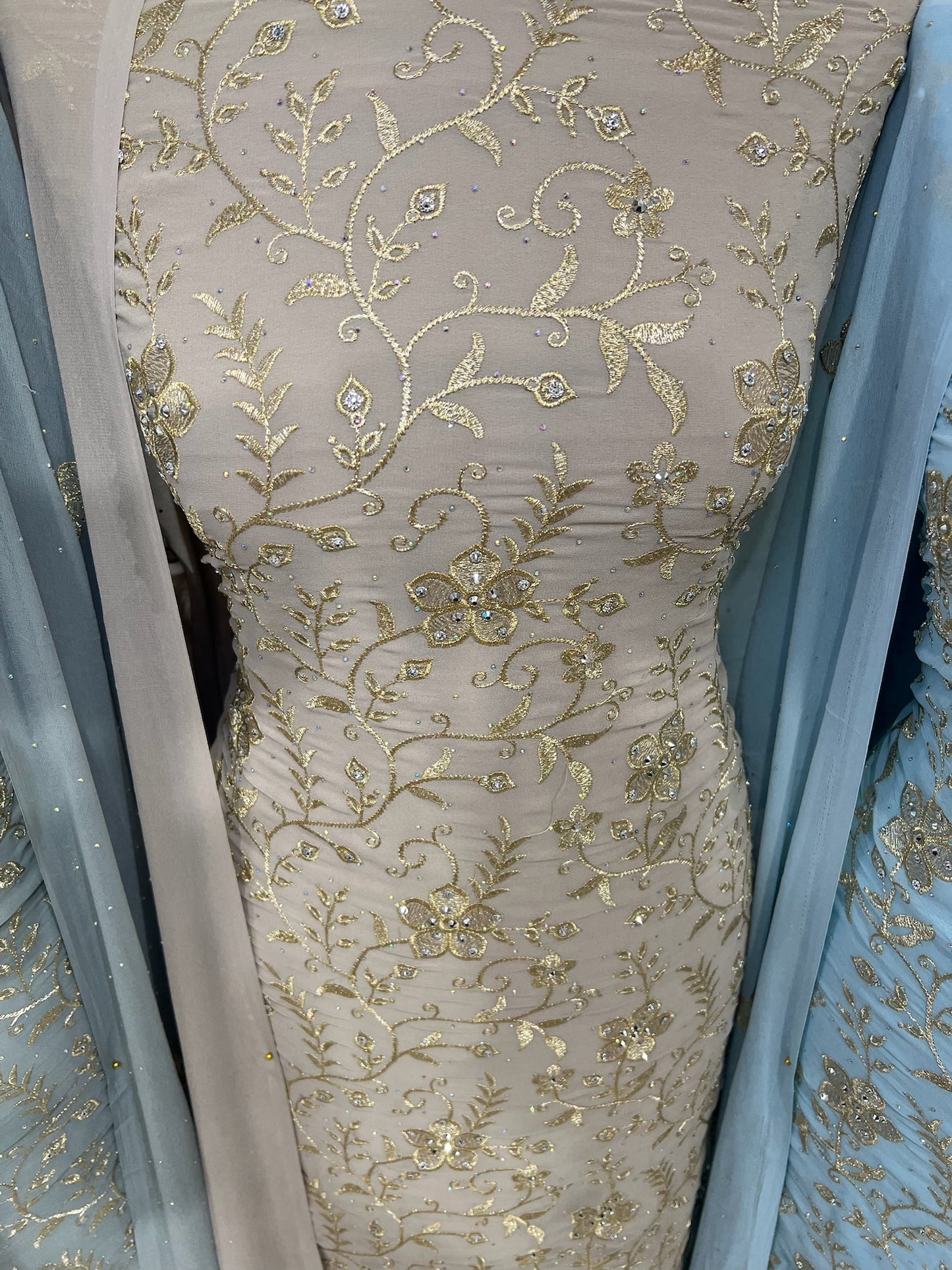 Embroidered Georgette