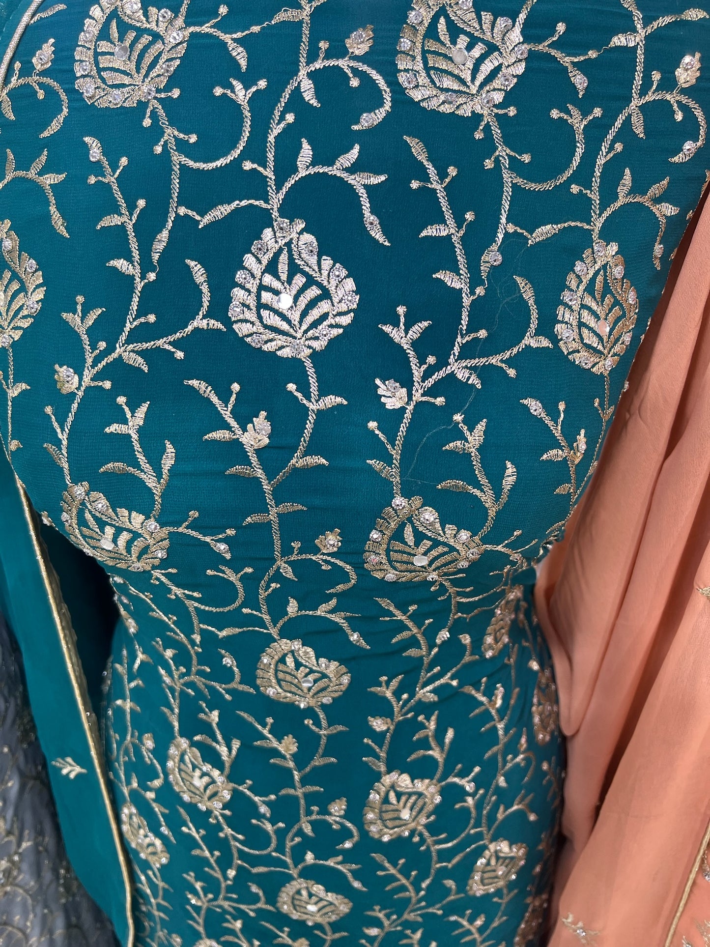 Embroidered Embellished Georgette