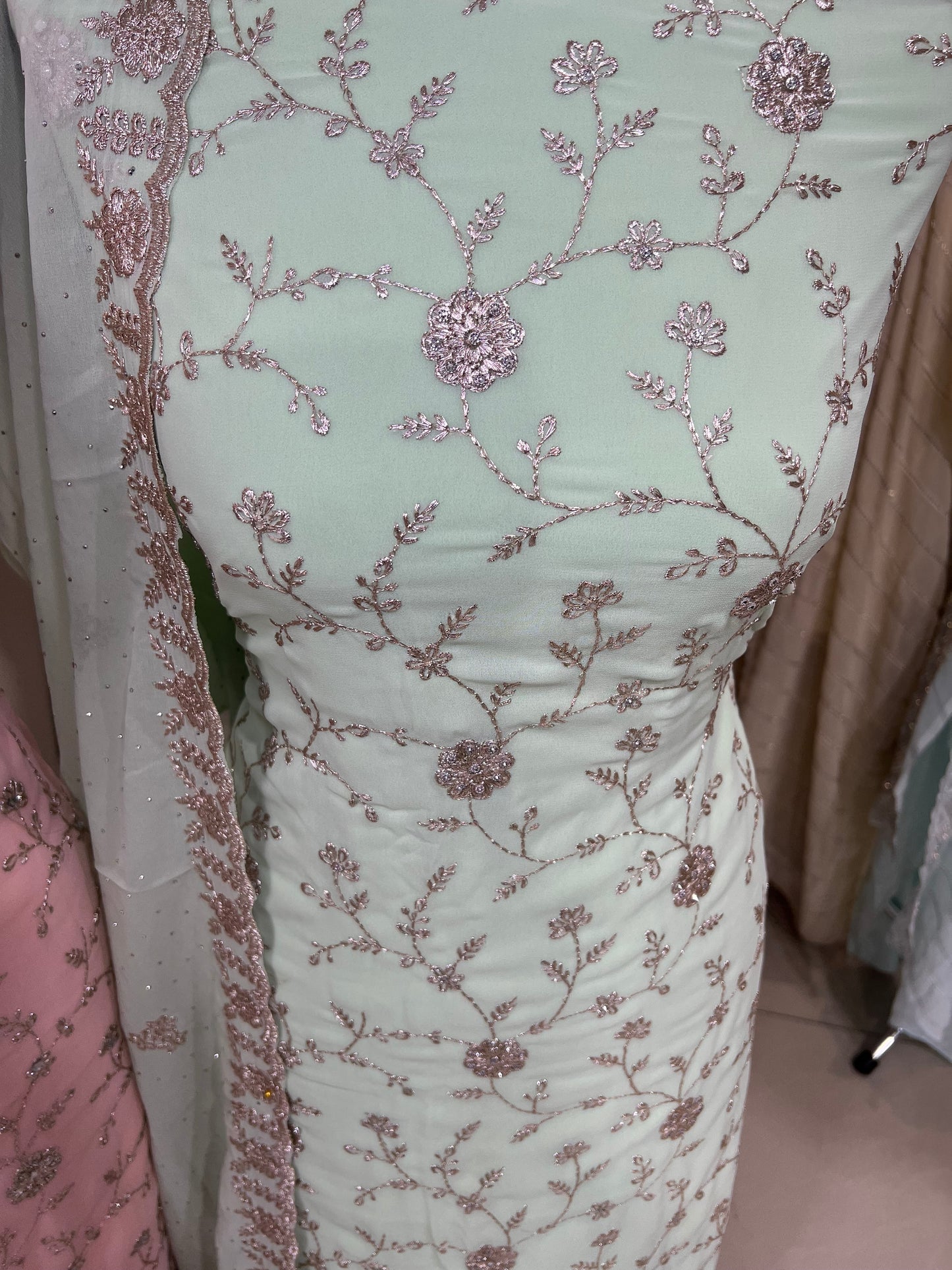 Embroidered Georgette
