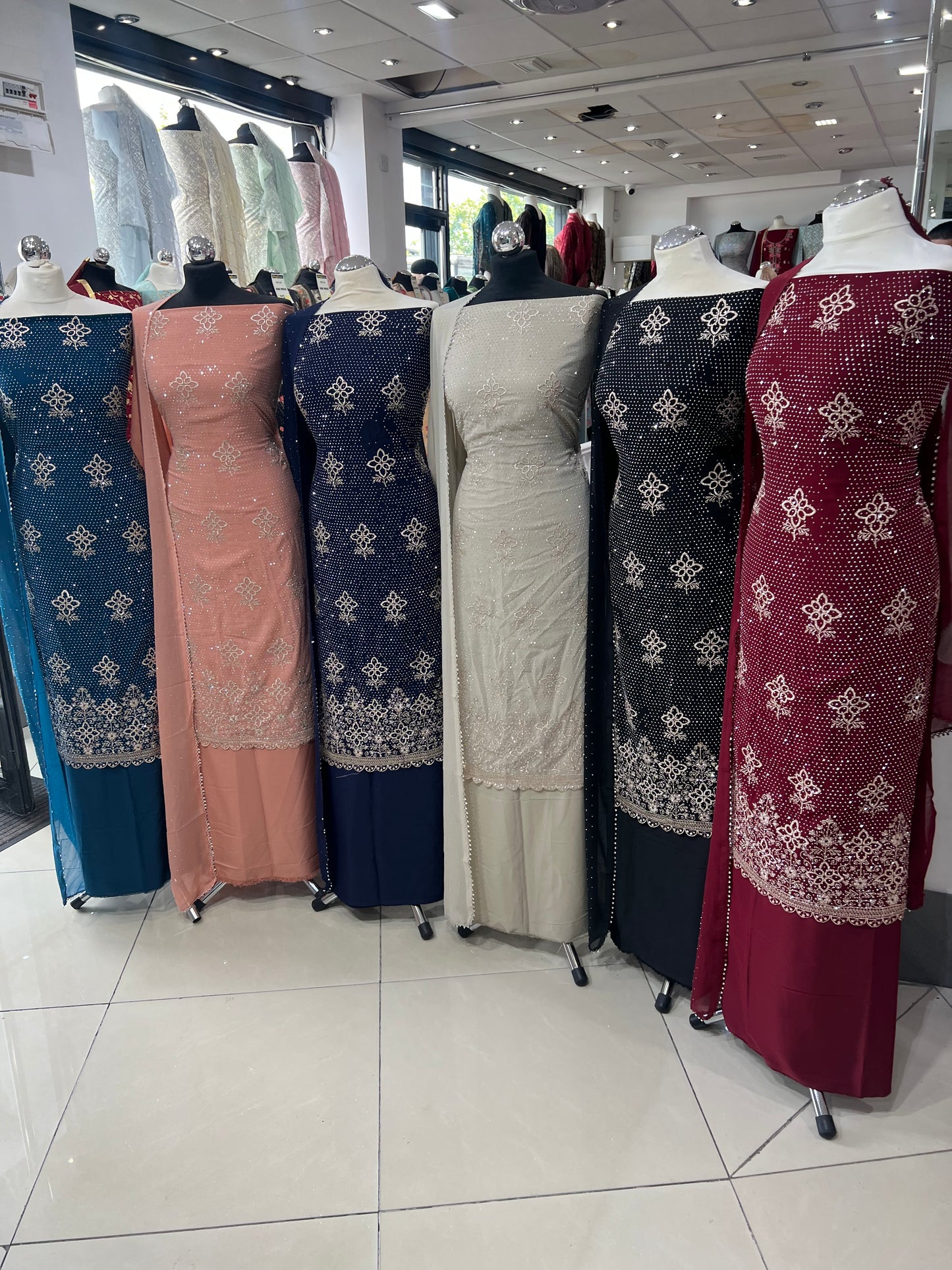 Embroidered Georgette