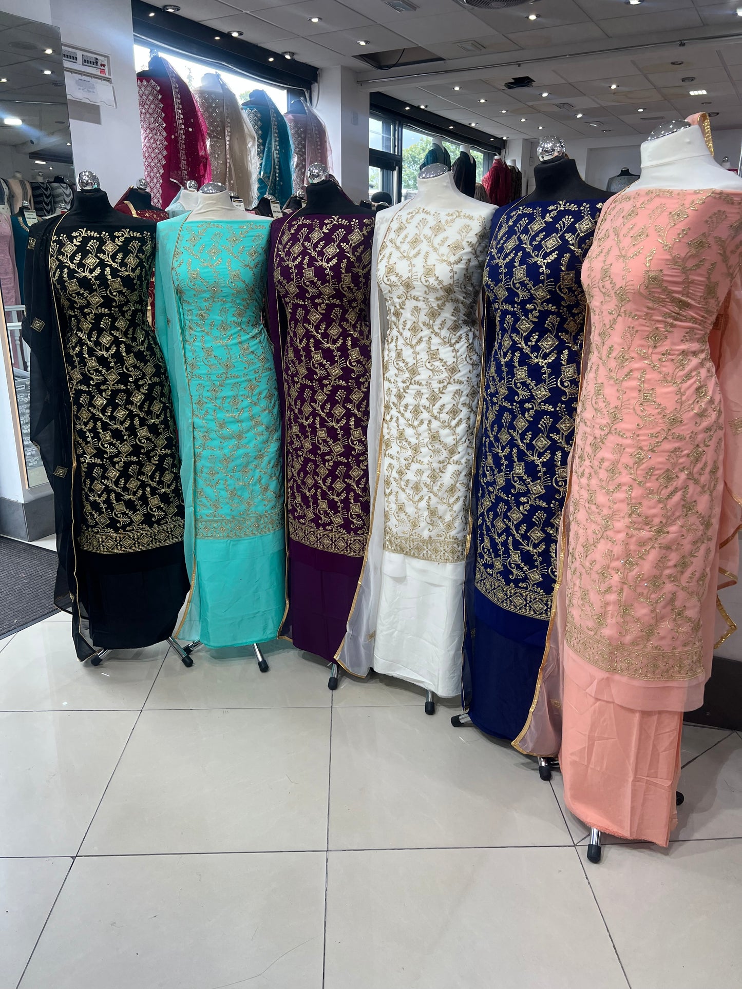 Embroidered Georgette