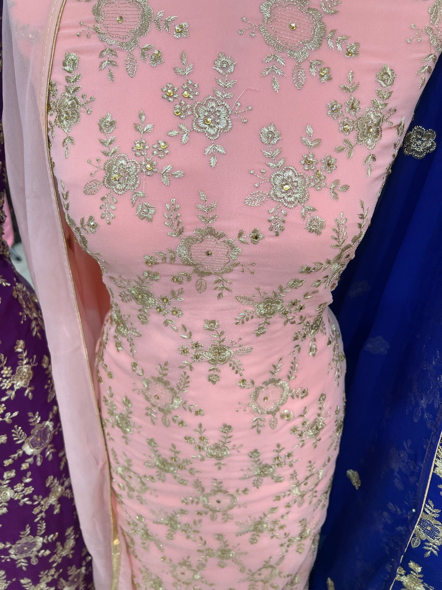 Premium Embroidered Georgette Suits