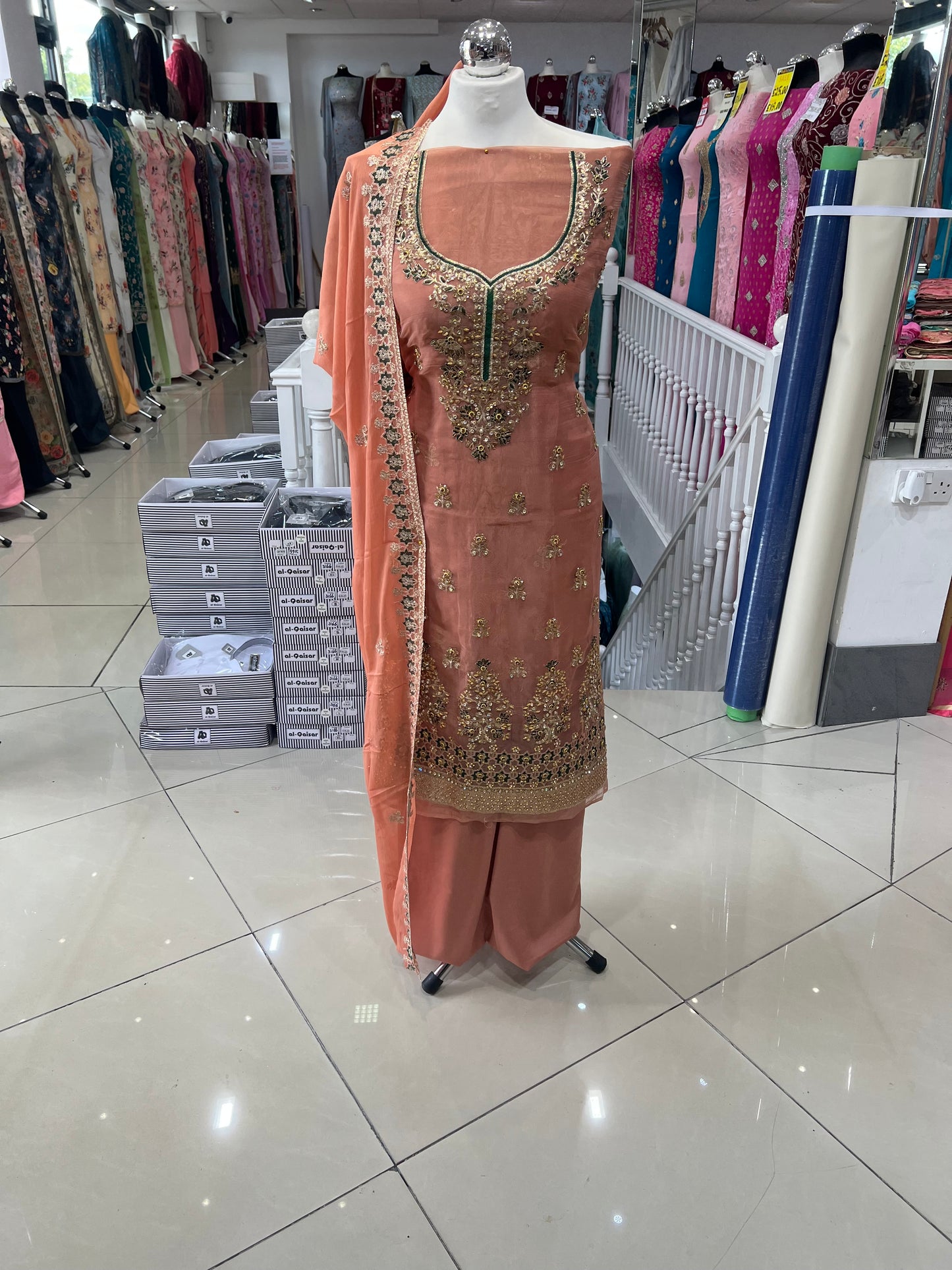 Embroidered Embellished Fancy Chiffon Organza