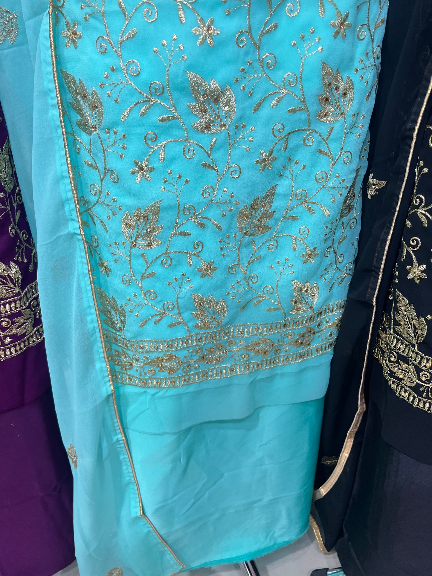 Embroidered Georgette