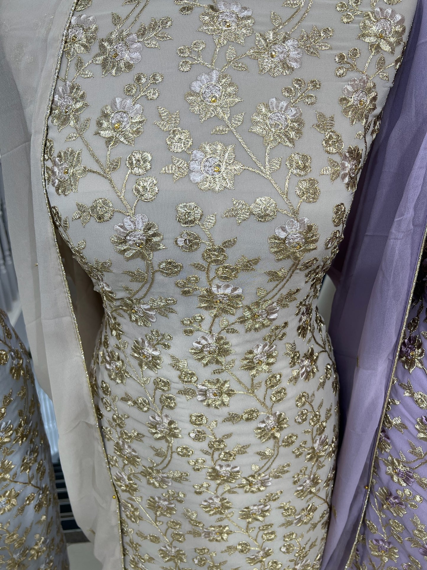 Embellished Embroidered Georgette