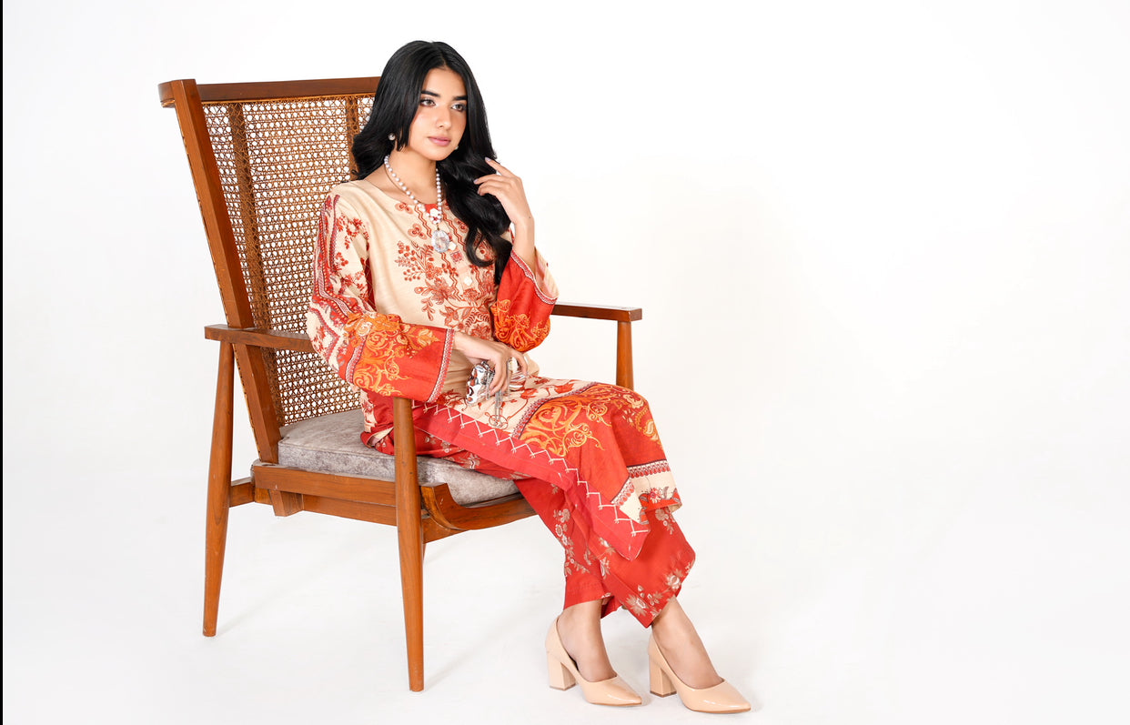 Digital print Lawn readymade