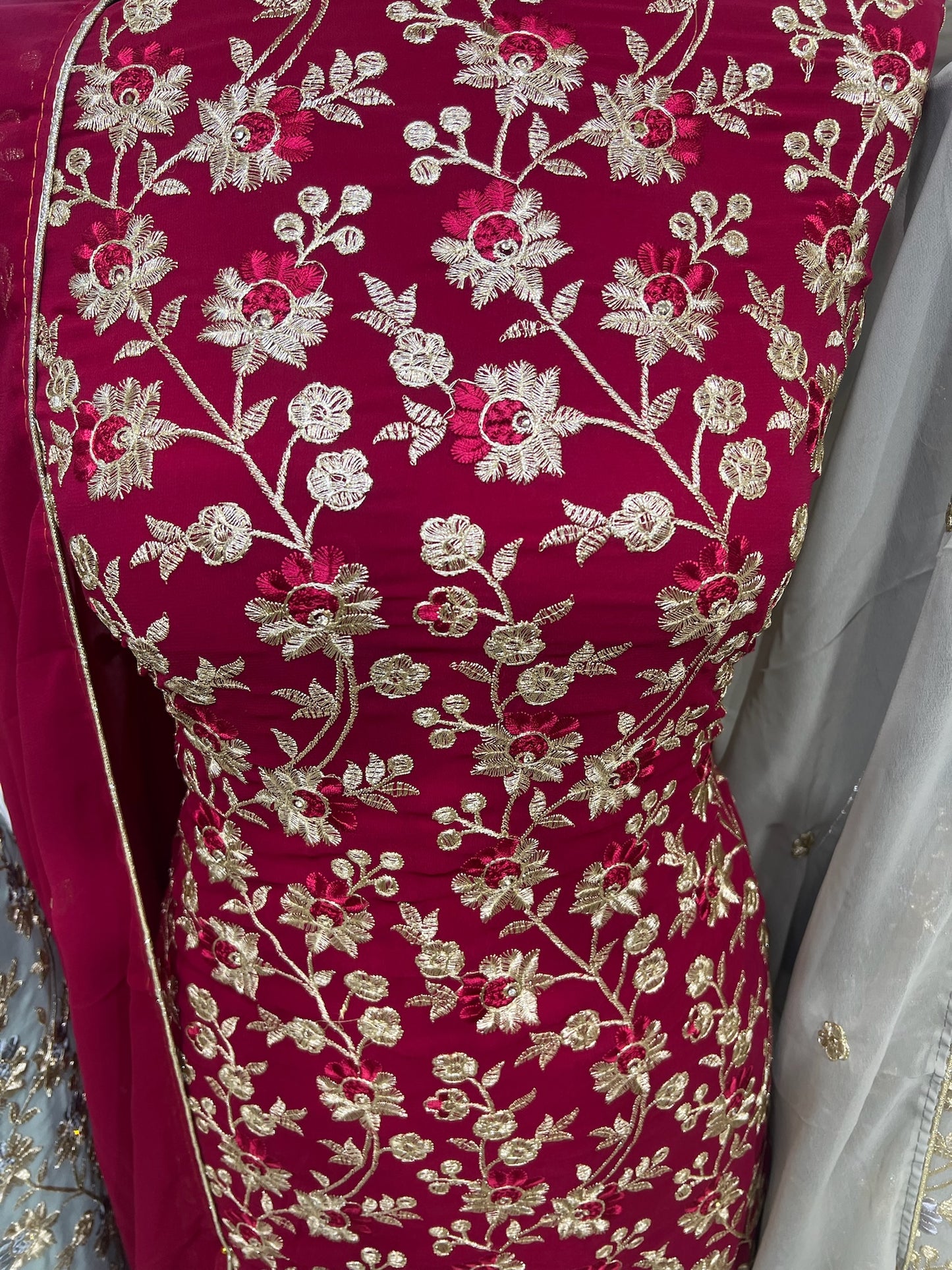 Embroidered Georgette