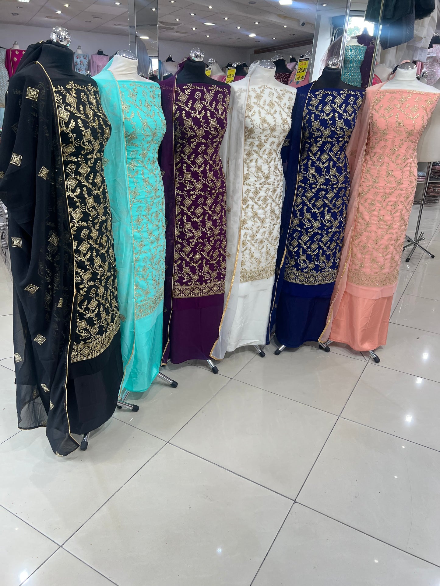 Embroidered Georgette