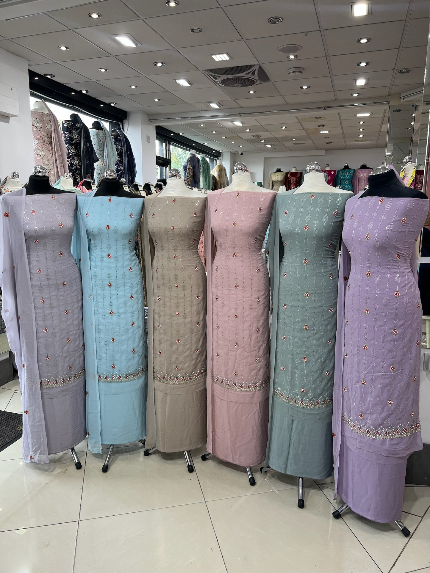 Embroidered Georgette