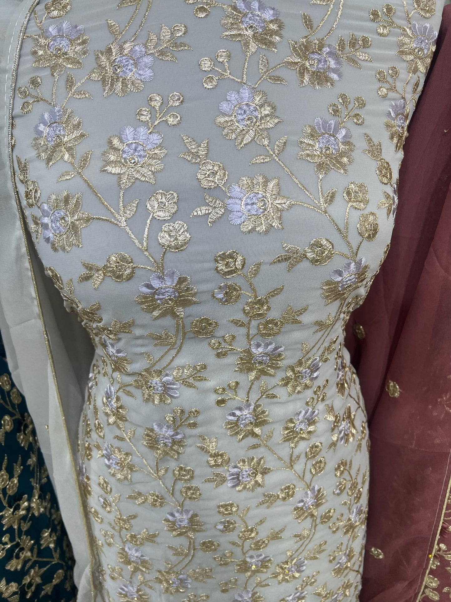 Embroidered Georgette