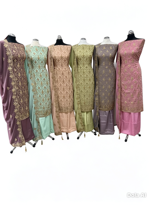 Fancy Embellished Georgette