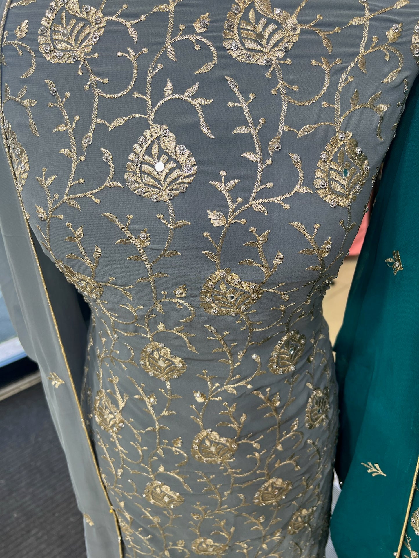 Embroidered Embellished Georgette