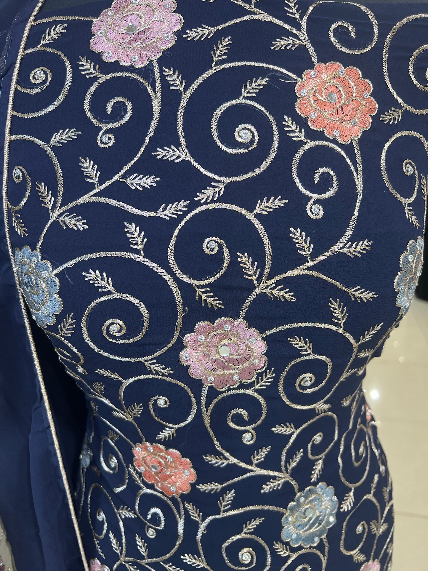 Embroidered Georgette