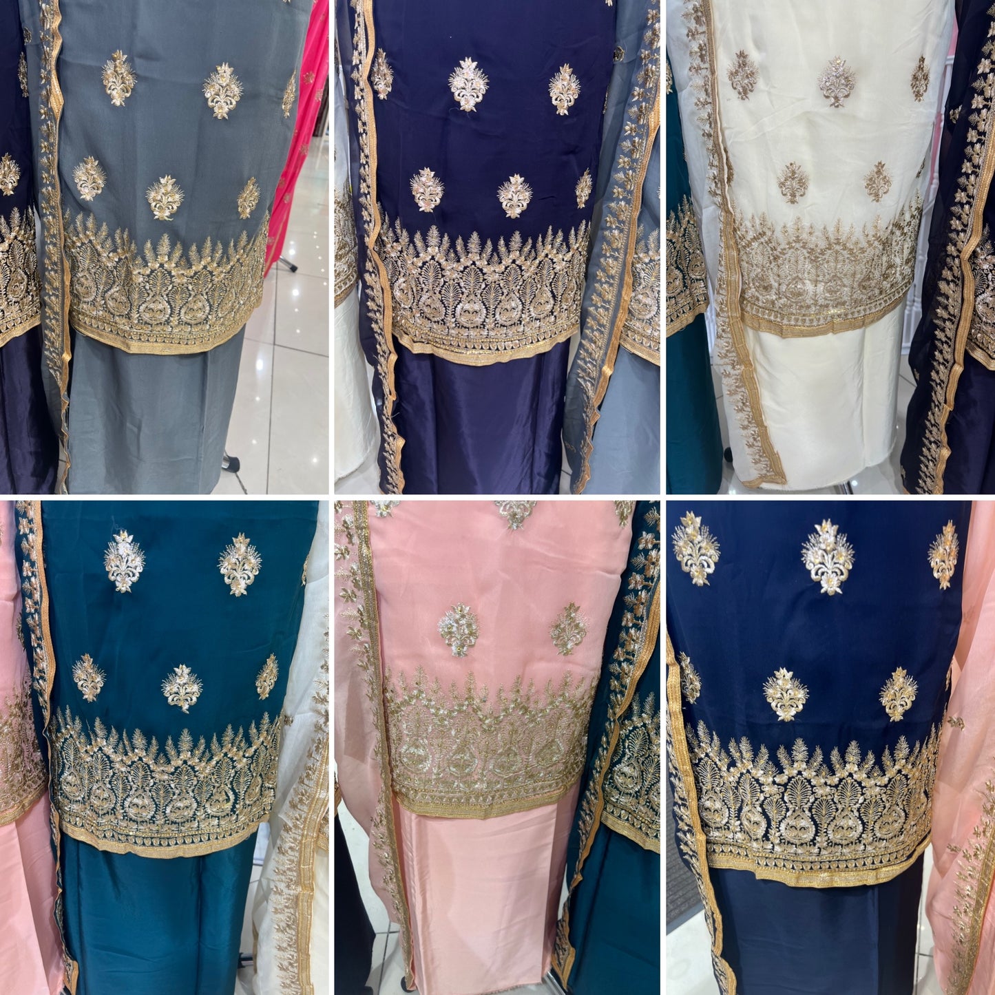 Embroidered Georgette