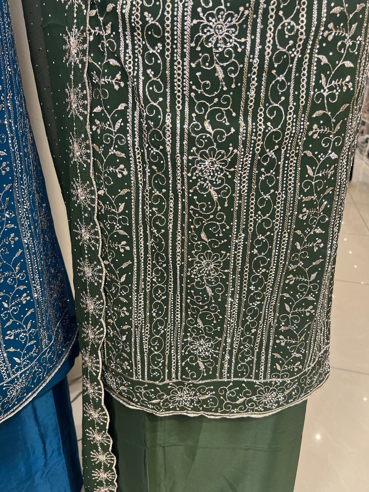 Embroidered & Embellished Georgette